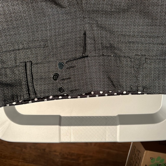 Joe B black & white dress pants Sz 7 - Picture 2 of 6